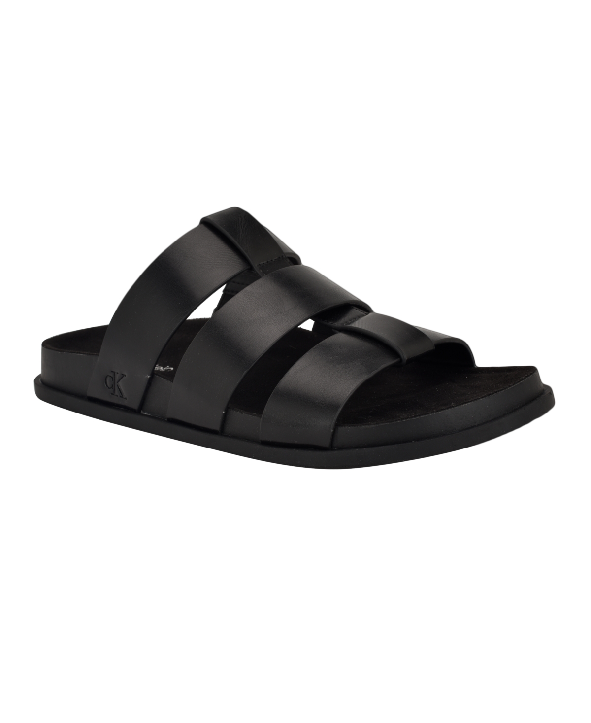 Calvin Klein Tempes Slide Sandal In Black