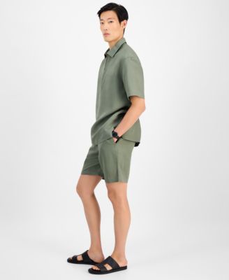 Men's Linen Pull-On Shorts, Exclusively at Macy's