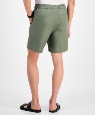 Men's Linen Pull-On Shorts, Exclusively at Macy's