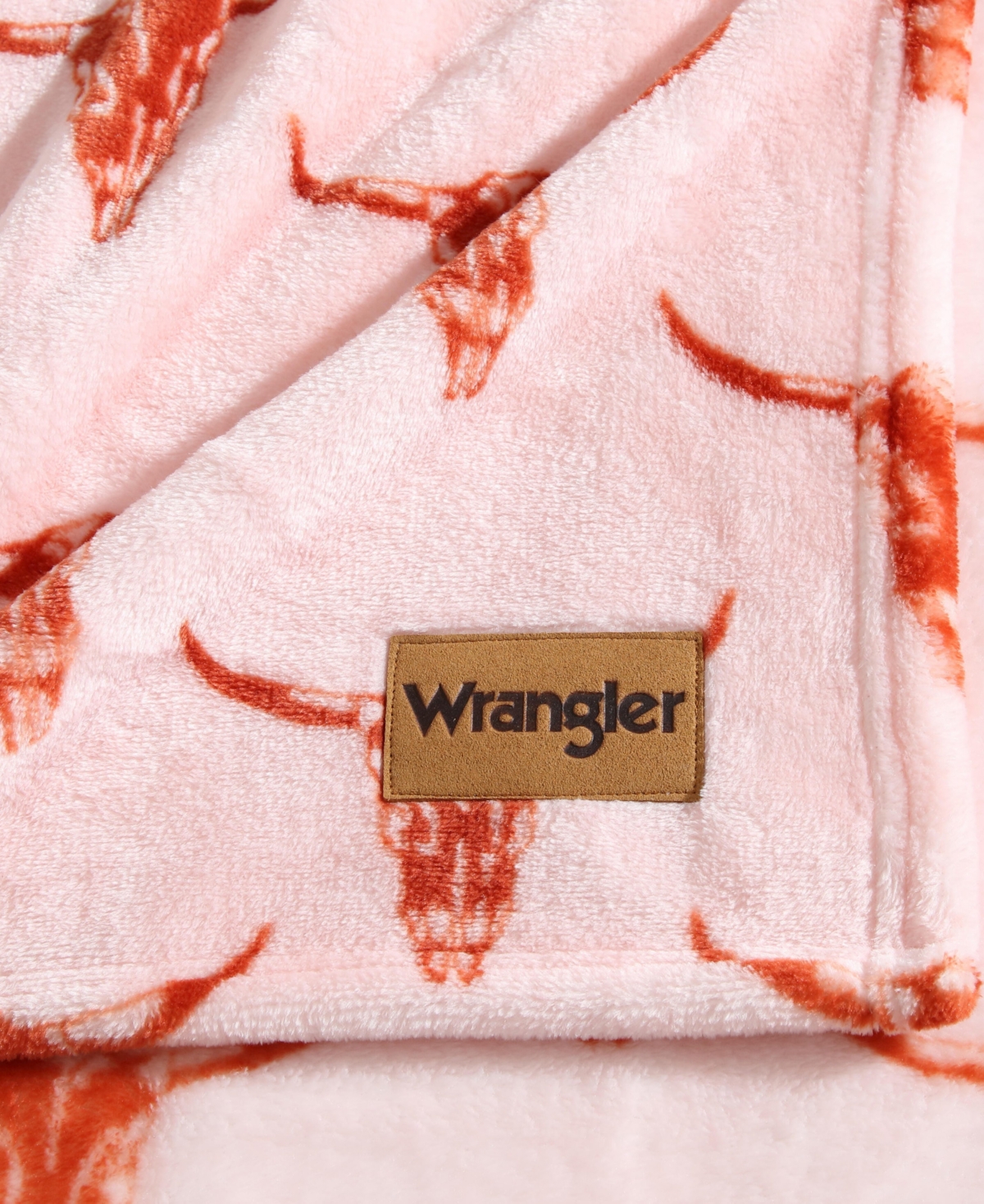 Wrangler Steer Head Ultra Soft Plush Fleece Blanket, Twin