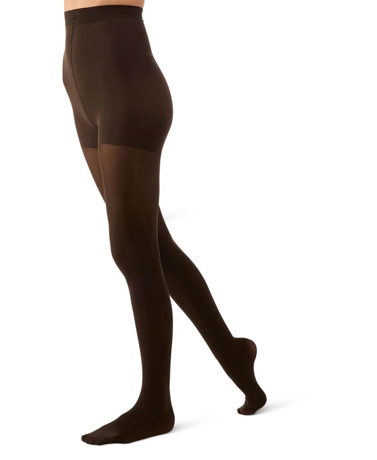 Women's Perfectly Opaque Control Top Tights Mo-312 - Navy Blazer