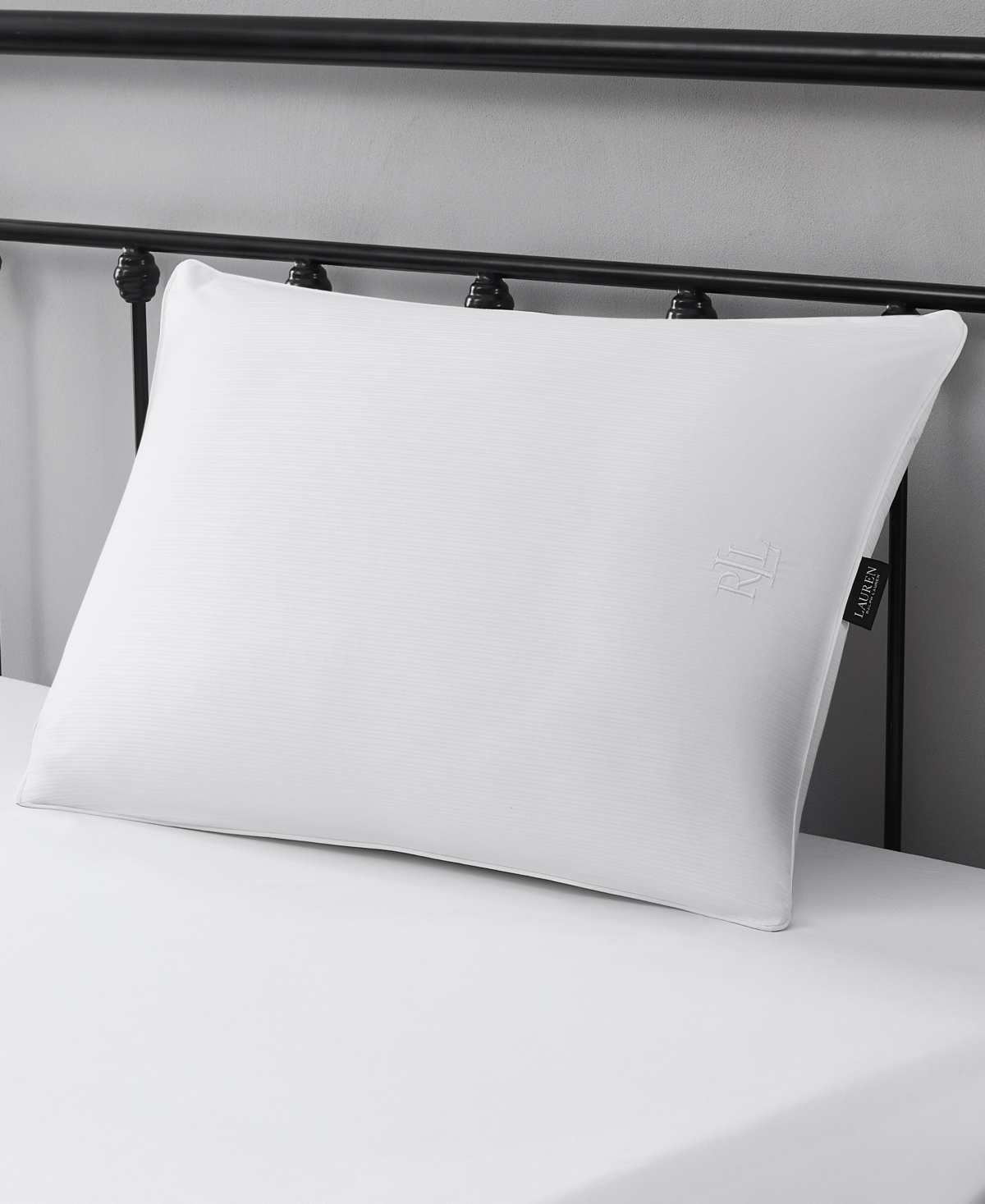 Ralph Lauren Greatloft Never Flat Foam Core Down Alternative Pillow In White