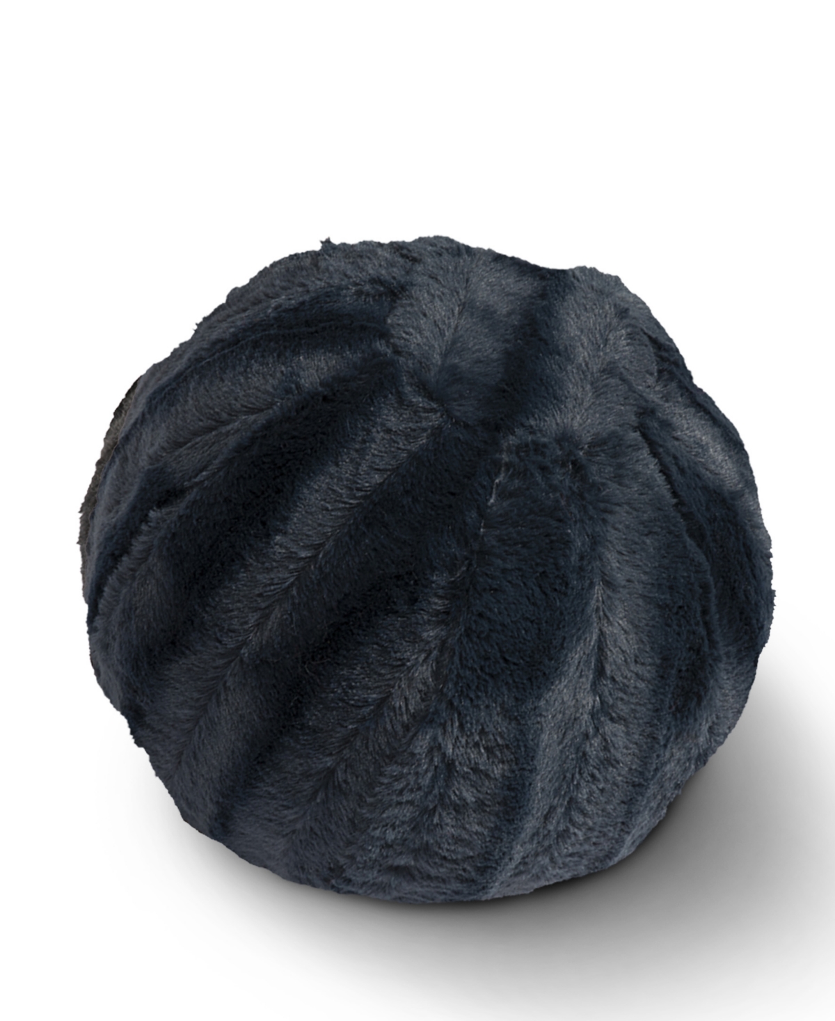Cheer Collection Ultra Soft Ball Decorative Pillow, 10" X 10" In Blue