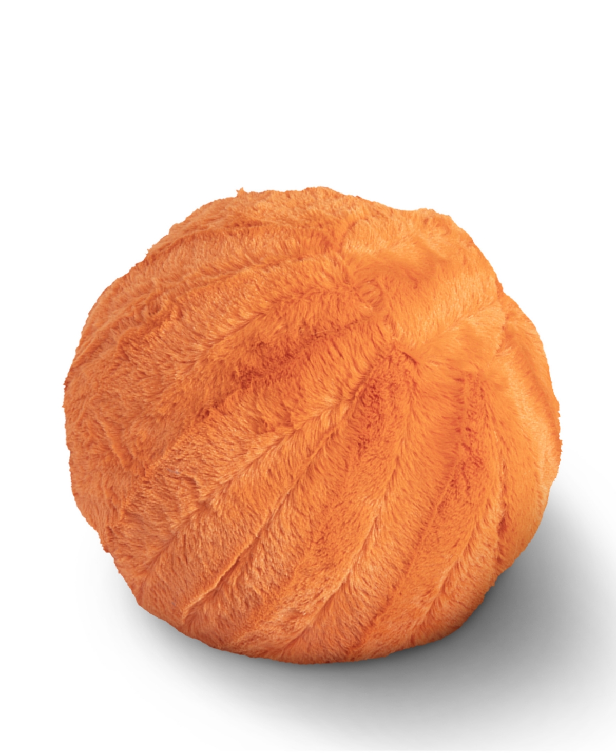 Cheer Collection Ultra Soft Ball Decorative Pillow, 10" X 10" In Brown