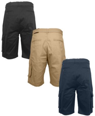 Men's 3-Pack Flex Stretch Cargo Shorts