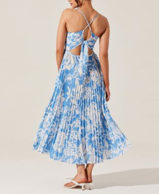 Women's Blythe Pleated Tie-Back Dress