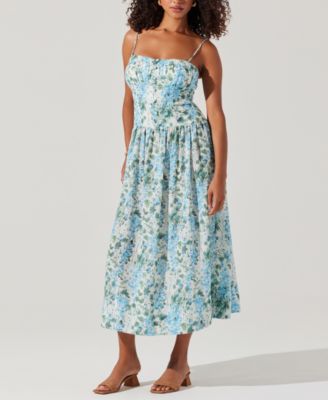 Women's Capria Pleated Midi Dress