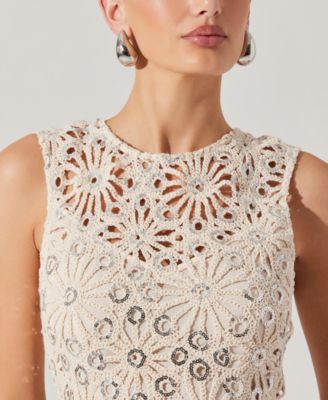 astr crochet dress Ainhoa sweater dress