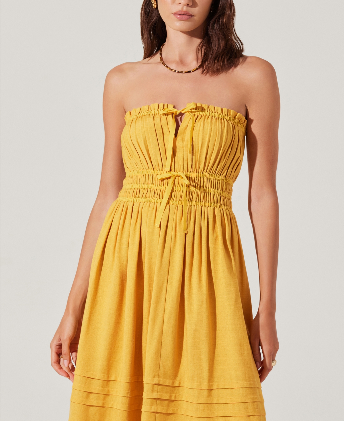 Astr Women's Women's Aubrie Strapless Midi Dress