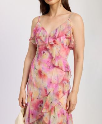 Women's Amari Ruffle-Trim Maxi Dress