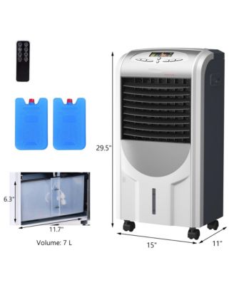 Air Cooler Heater Portable Evaporative Fan Filter Humidifier