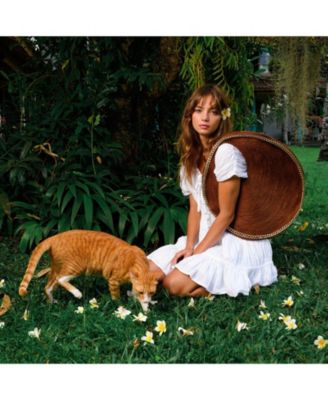 SOLO ESPRESSO Large Jute Bag With Gold Chain