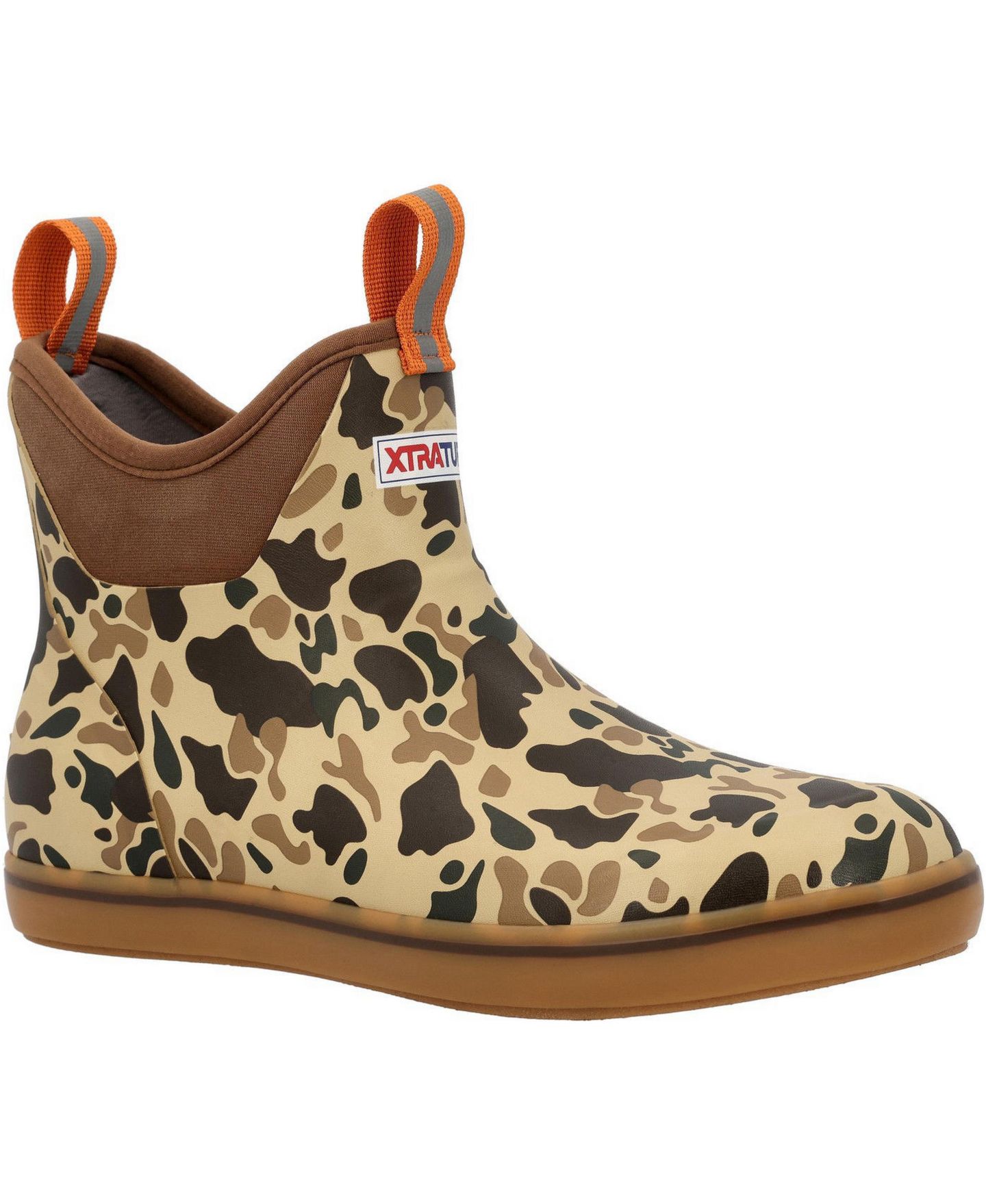 Мужские ботинки XTRATUF Duck Camo Ankle Deck Boot, цвет: Камуфляжный — фото 1