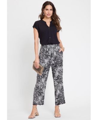 Women's Mona Fit Modern Animal Print Pant
