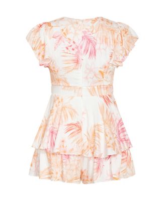 Women's Summer Frill Playsuit