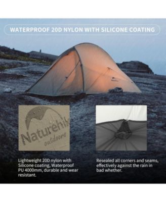 1 Person Tent Lightweight Backpacking Tent with Footprint - Free Standing Ultralight Camping Hiking Backpack Tents