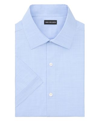 Men's Slim Fit Short Sleeve Dress Shirt