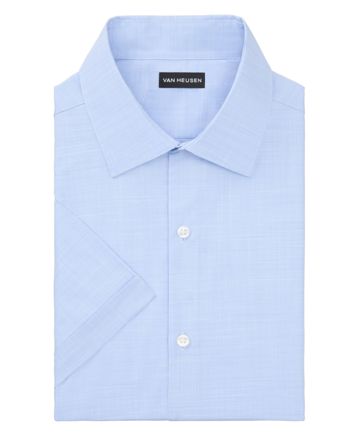 VAN HEUSEN MEN'S SLIM FIT SHORT SLEEVE DRESS SHIRT 