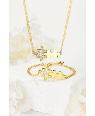 Jigsaw Puzzle Necklace