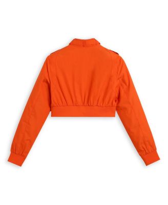 Women's Mini Cropped Racer Jacket