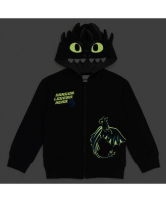 Toddler Boys Toothless Fleece Cosplay Hoodie