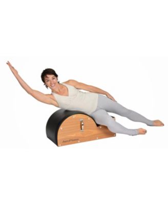 Stamina AeroPilates Wooden Padded Spine Posture Corrector Stretching Barrel