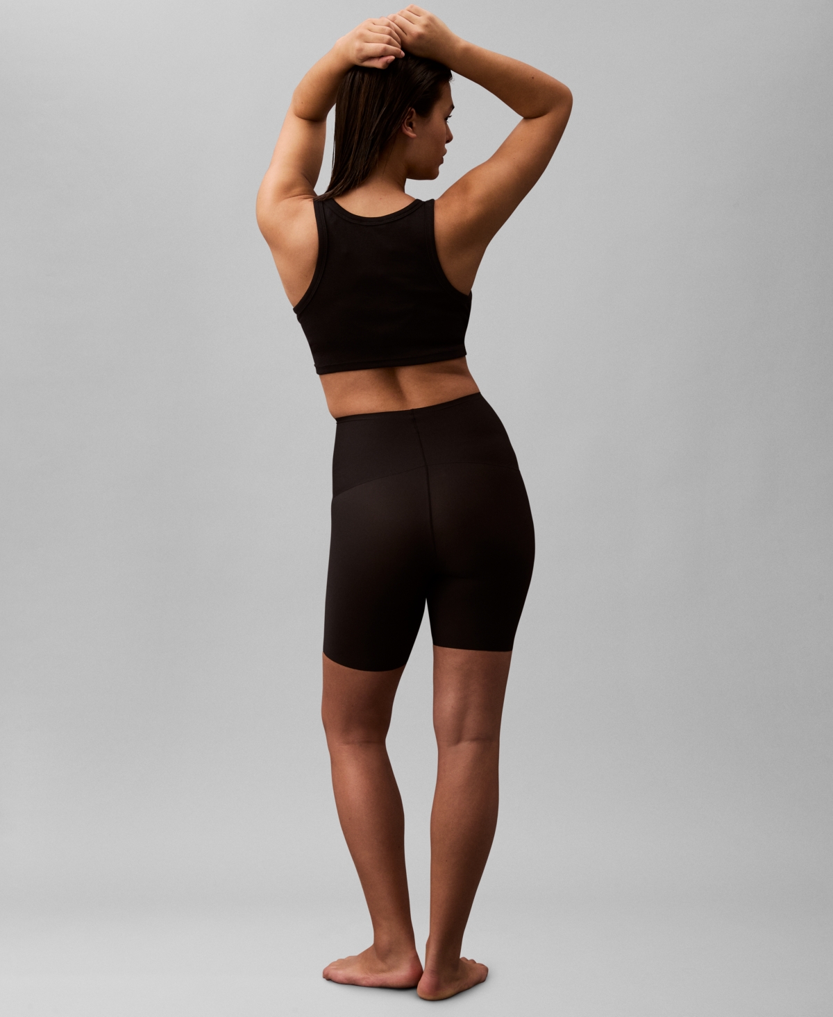Shop Calvin Klein Women's Second Skin Light Smoothing Shorts Qf8158