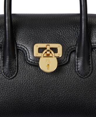 Tanner Small Pebbled Leather Satchel