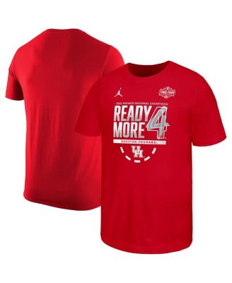 Nike - Big Boys and Girls Red Houston Cougars 2025 NCAA Men's Basketball Tournament March Madness Final Four Locker Room T-Shirt