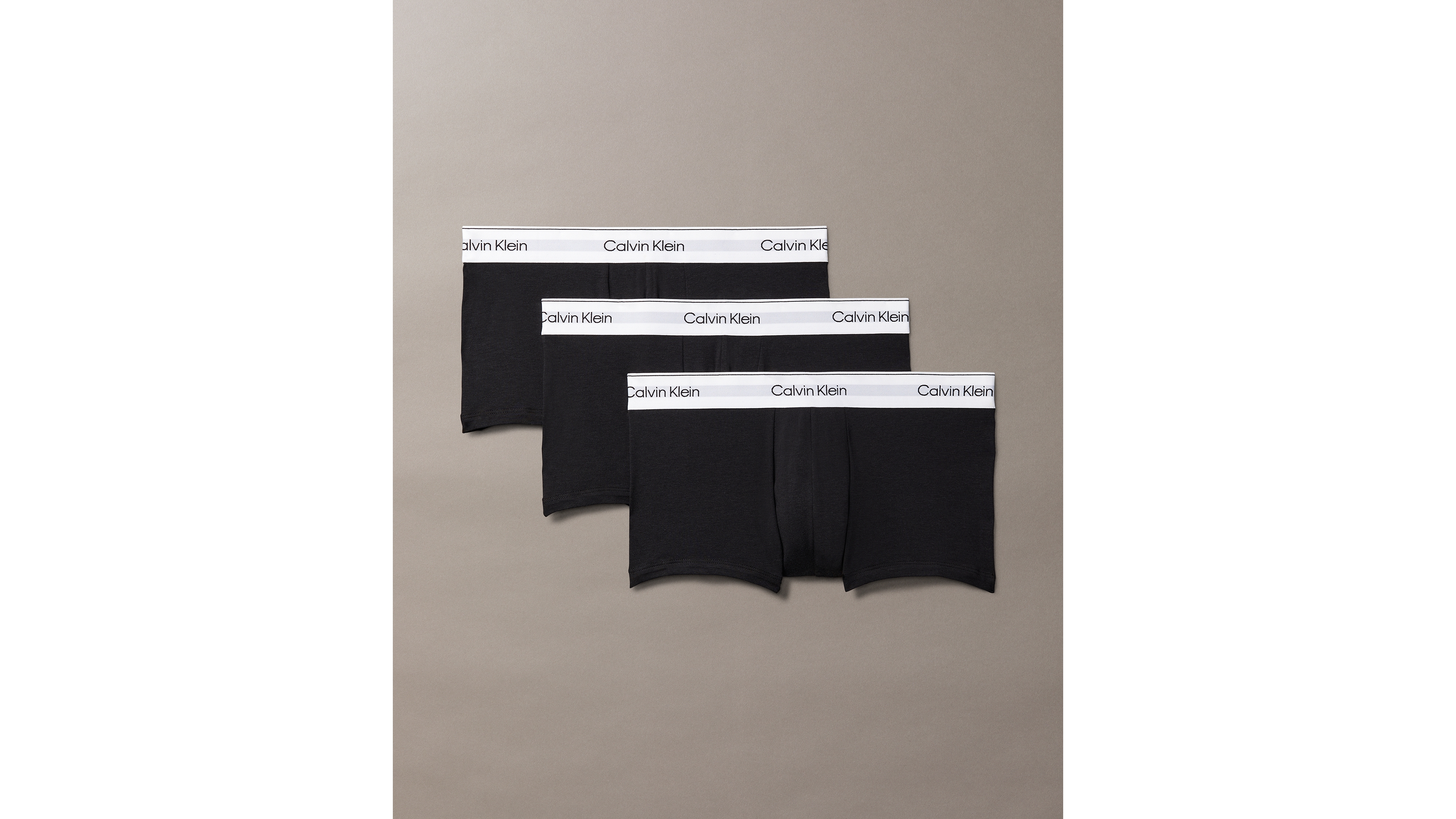 Calvin Klein Men's 3-Pack Icon Stretch Low Rise Trunks