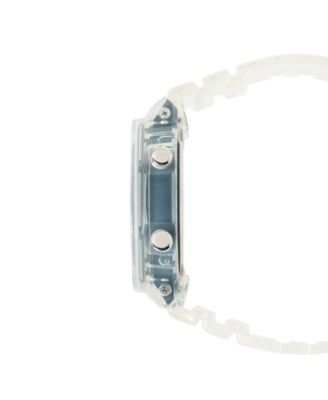Men's Quartz Clear Resin Watch, 45.4mm