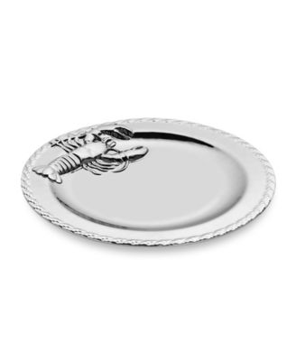 Silver Plated Lobster Round Platter