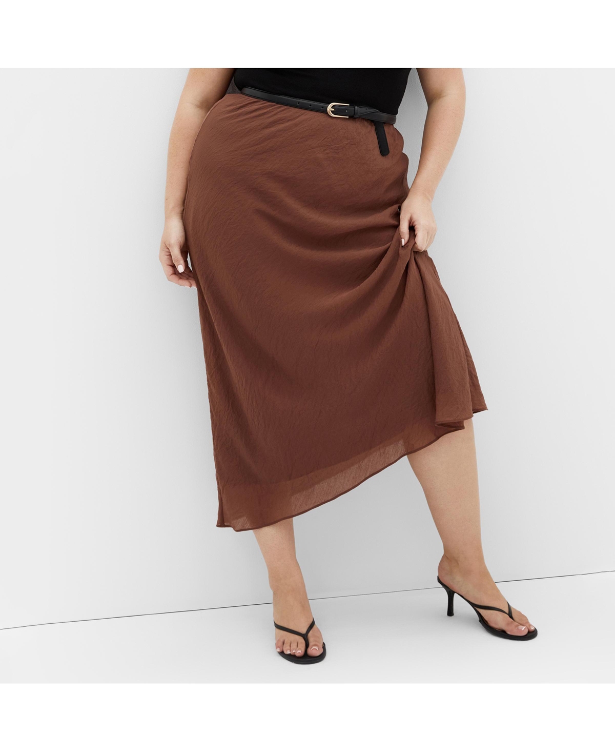 Plus Size Kyra Skirt - Roseberry