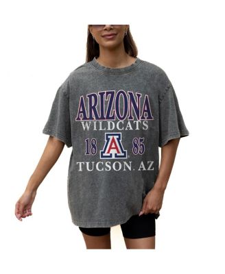 Women's Grey Arizona Wildcats Oversized Snow Wash T-Shirt