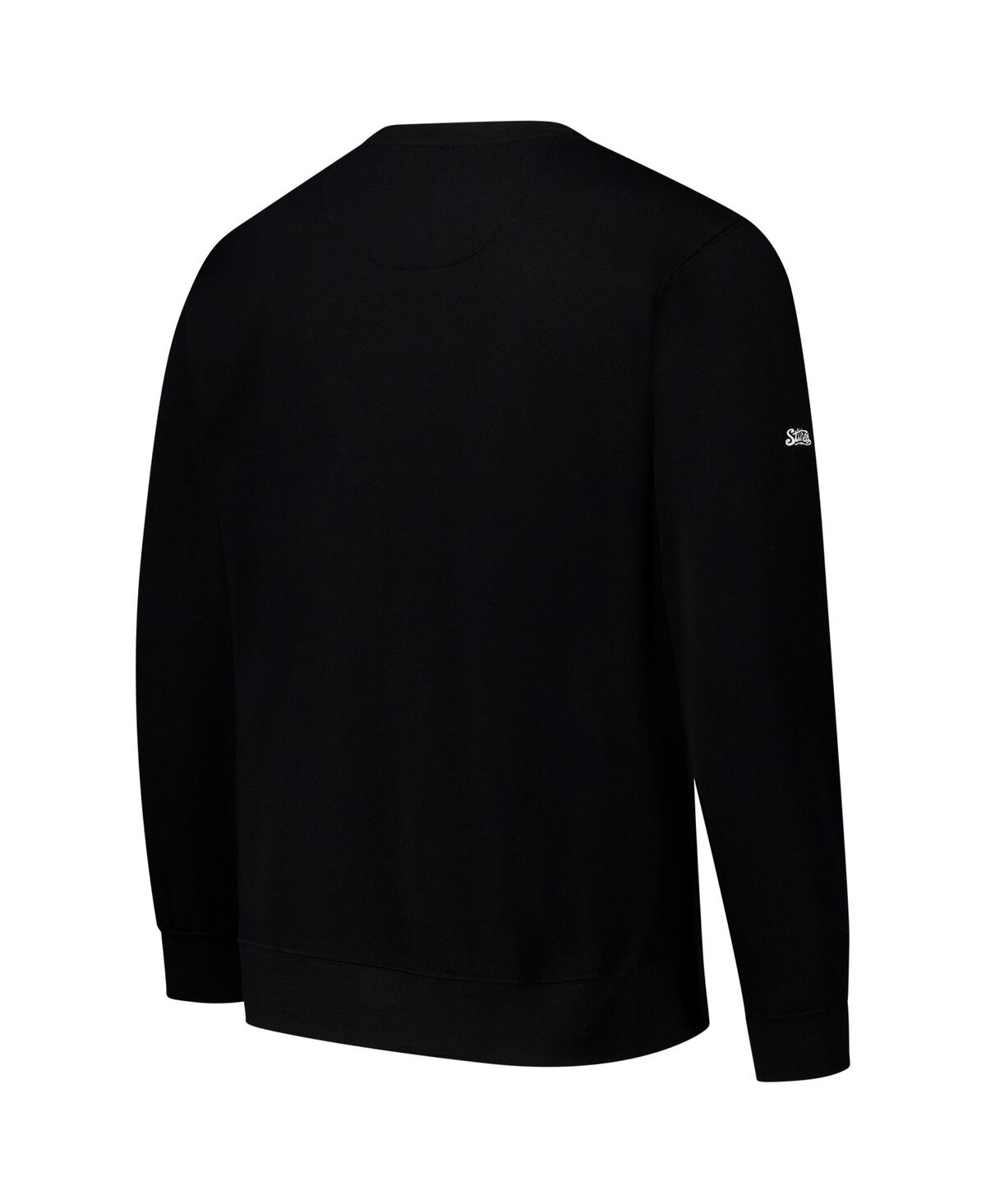 Shop Stitches Men's Black Chicago White Sox Pullover Sweatshirt