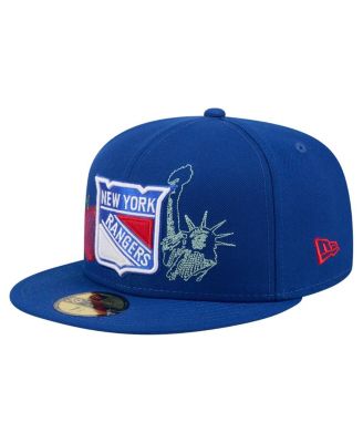 New Era - Men's Blue New York Rangers State Stitch 59FIFTY Fitted Hat