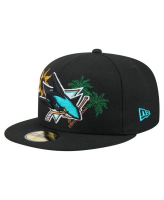 New Era - Men's Black San Jose Sharks State Stitch 59FIFTY Fitted Hat