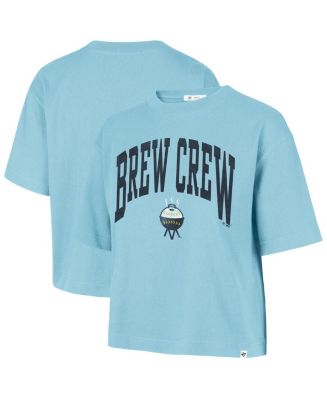 '47 Brand Women's Powder Blue Milwaukee Brewers City Connect Shale Drop ...