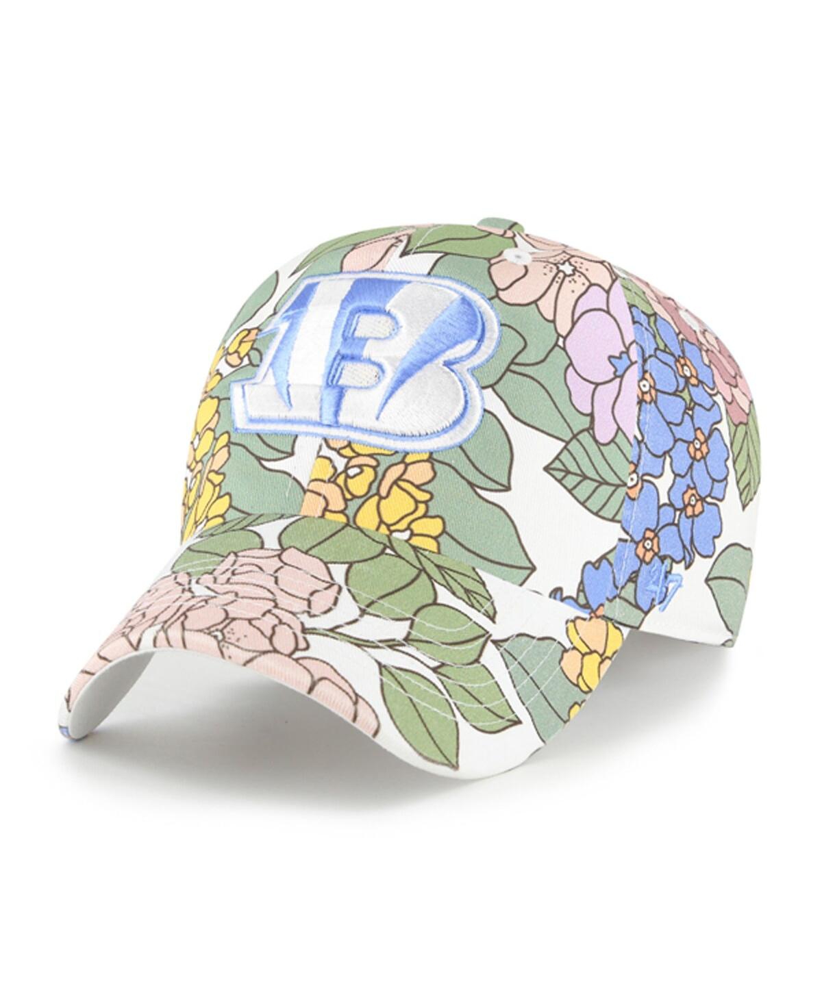47 Brand Women's White San Francisco 49ers Florentina Clean Up Adjustable Hat In White