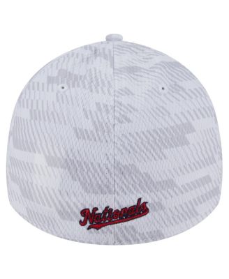 Men's White Washington Nationals Graded 39THIRTY Stretch Fit Hat