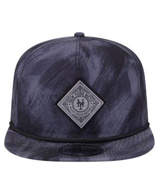 Men's Navy New York Mets Printed Golfer Snapback Hat