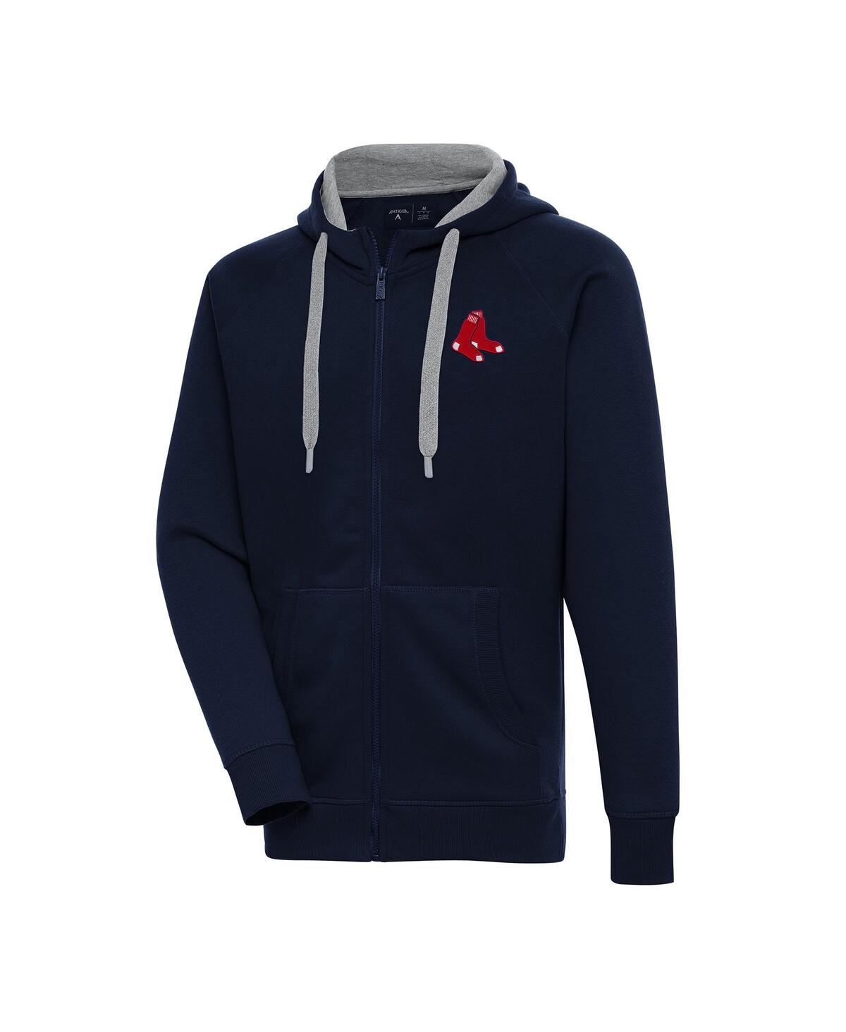 Men's Navy Boston Red Sox Big Tall Victory Full-Zip Hoodie Jacket - Navy