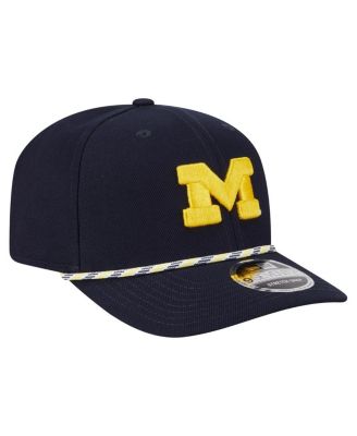 Men's Navy Michigan Wolverines Game Day Multi-Rope 9SEVENTY Stretch-Snap Hat