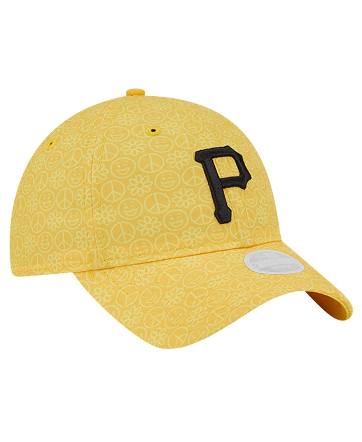 New Era Women's Men's Gold Pittsburgh Pirates Don't Worry 9twenty Adjustable Hat In Gold