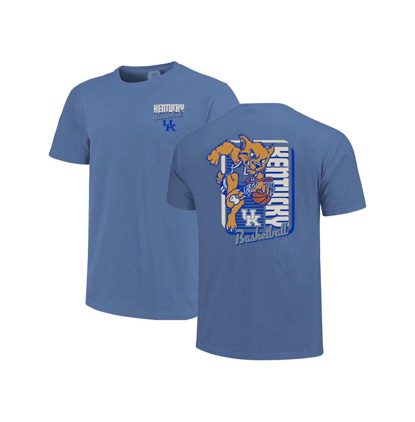Мужская футболка Image One Royal Kentucky Wildcats Comfort Colors Mascot Dunk — фото 1