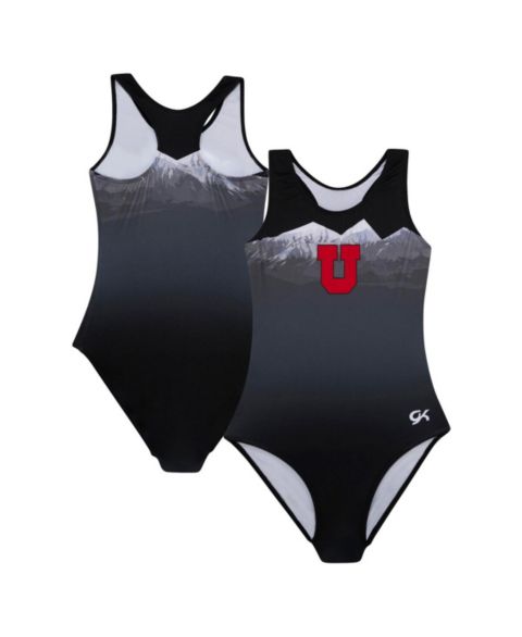 Купальники GK Elite Big Boy's and Girl's Black Utah Utes Elite Replica Leotard