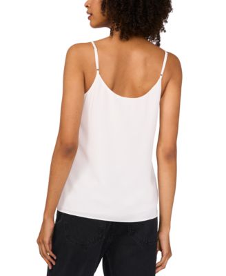Women's Spaghetti Strap Chiffon-Trim Camisole
