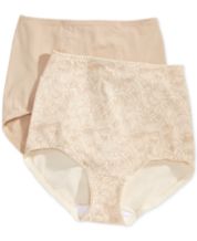 Vintage Bali Girdle Panties #8710 Nylon Satin Control Underwear Plus Size XL