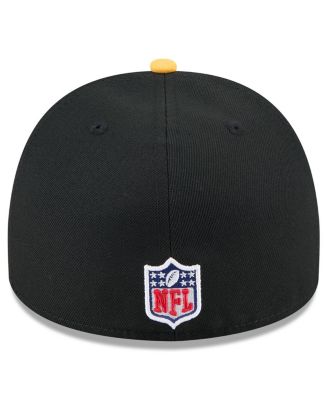 Men's Black/Yellow Pittsburgh Steelers 2025 NFL Draft On Stage A-Frame 59FIFTY Fitted Hat