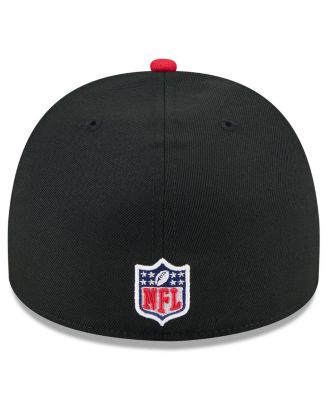 Men's Black/Red Atlanta Falcons 2025 NFL Draft On Stage A-Frame 59FIFTY Fitted Hat